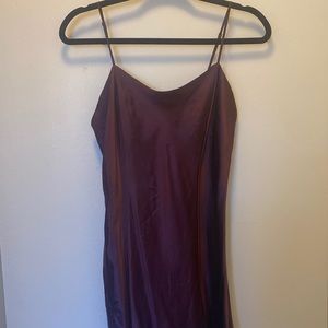 Silk slip dress